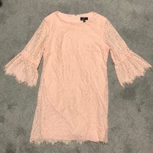 Ronni Nicole Pink Lace Cocktail Dress